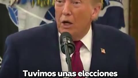 Trump sobre las presidenciales en Honduras