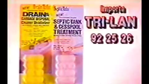 Tabletas sanitarias - Drain tabs y Septic tabs - Publicidad (1995)