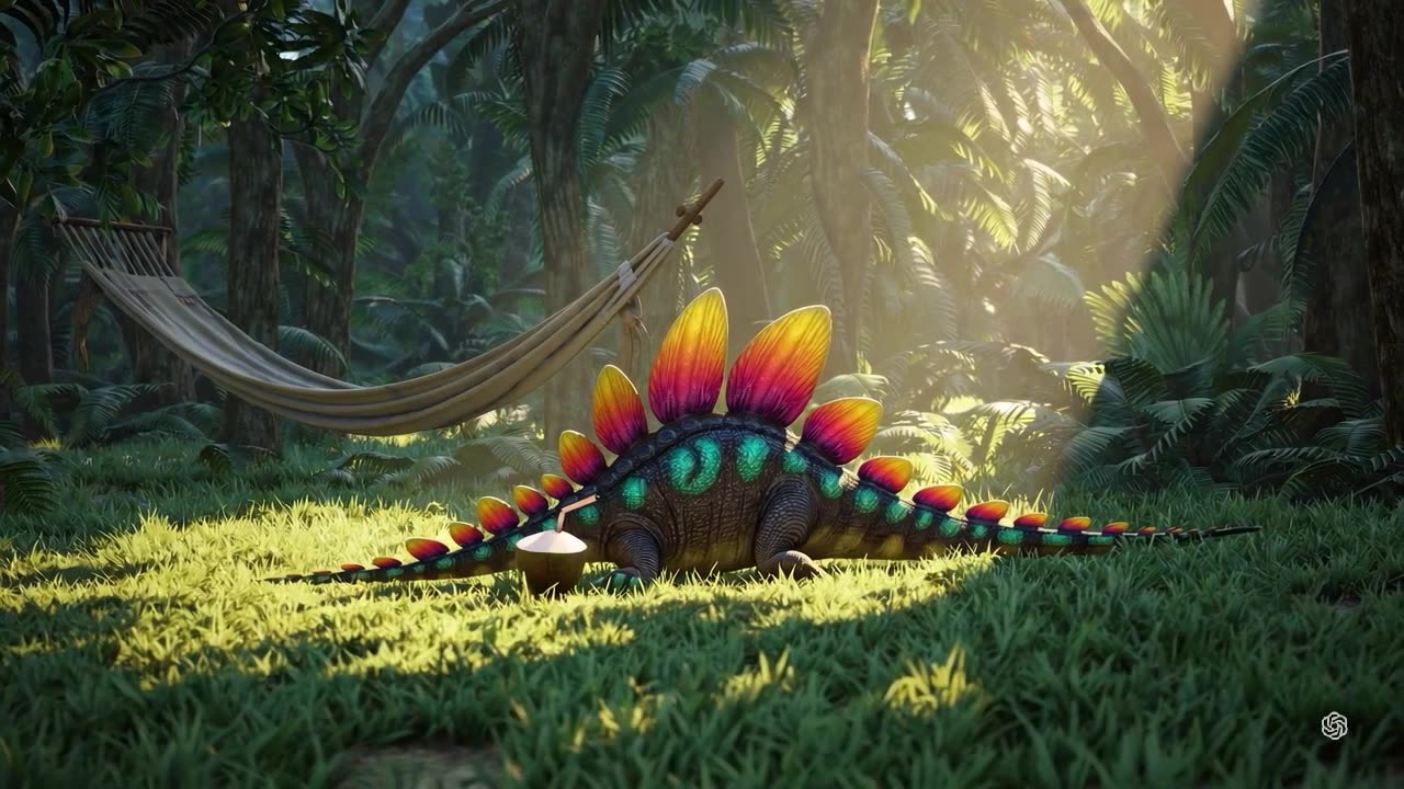 [animated kids song] Dino Days of the Week