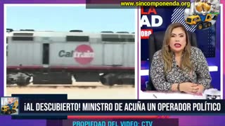 CÉSAR ACUÑA QUIERE BOICOTEAR A "PORKY" CON LO DE LOS TRENES