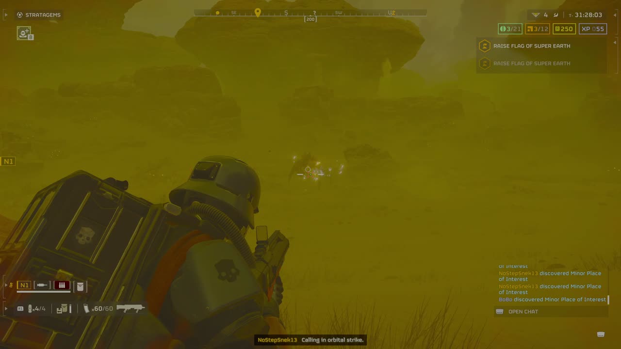 Bugs try to stop us raising flags in fog