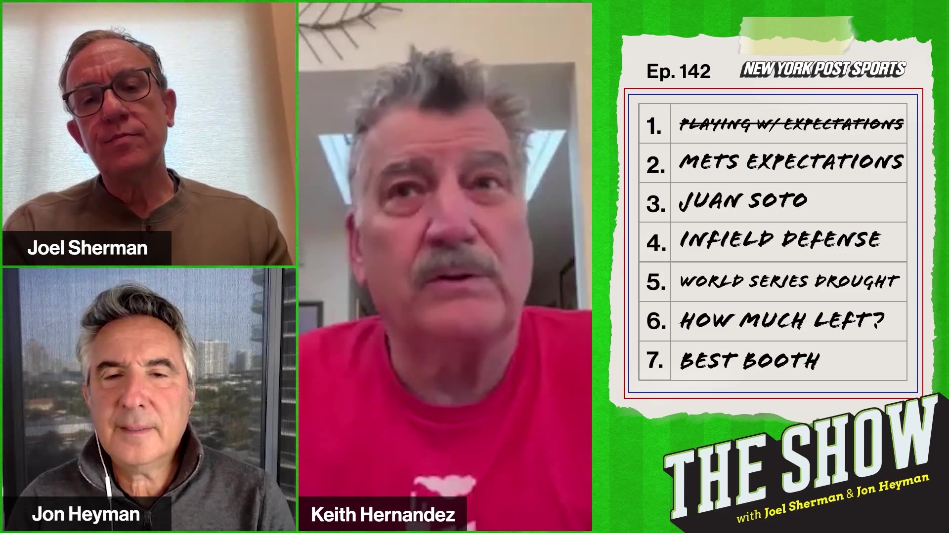 Keith Hernandez believes Mets starting pitching is "worrisome" | The Show