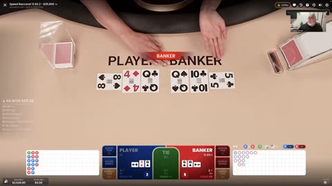 Win at baccarat with Rich Fortner using the Rigel Castle App found at Rigelcastle.com Shoe #6.