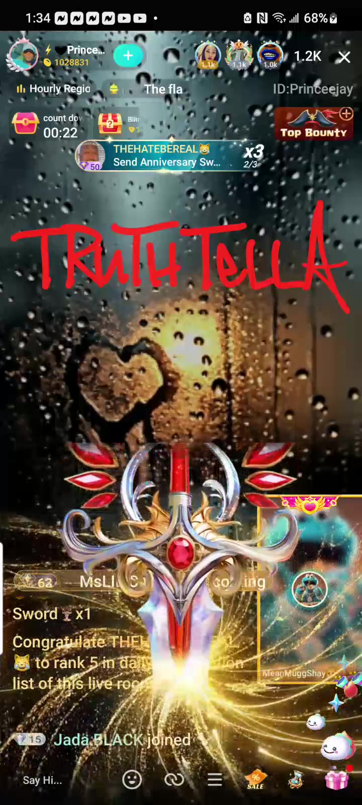 PRINCEJAY READS THE MESSY CALLER , ASHLEY CHINARED, & LADYBEE FOR FILTH QUEEN TOMIKAY JOINS THE LIVE & MORE