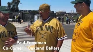 Oakland Ballers Co-Owners receive their custom Baller Shoes! #BuiltByOakland #RootedInOakland