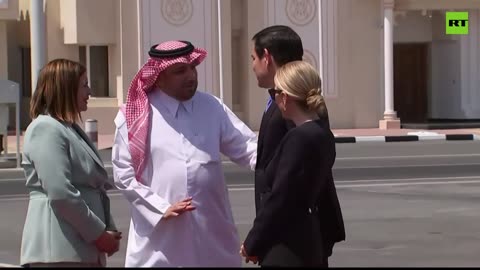 US Sec. of State Marco Rubio lands in Doha