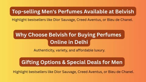 Best Perfumes for Men in India Online | Belvish