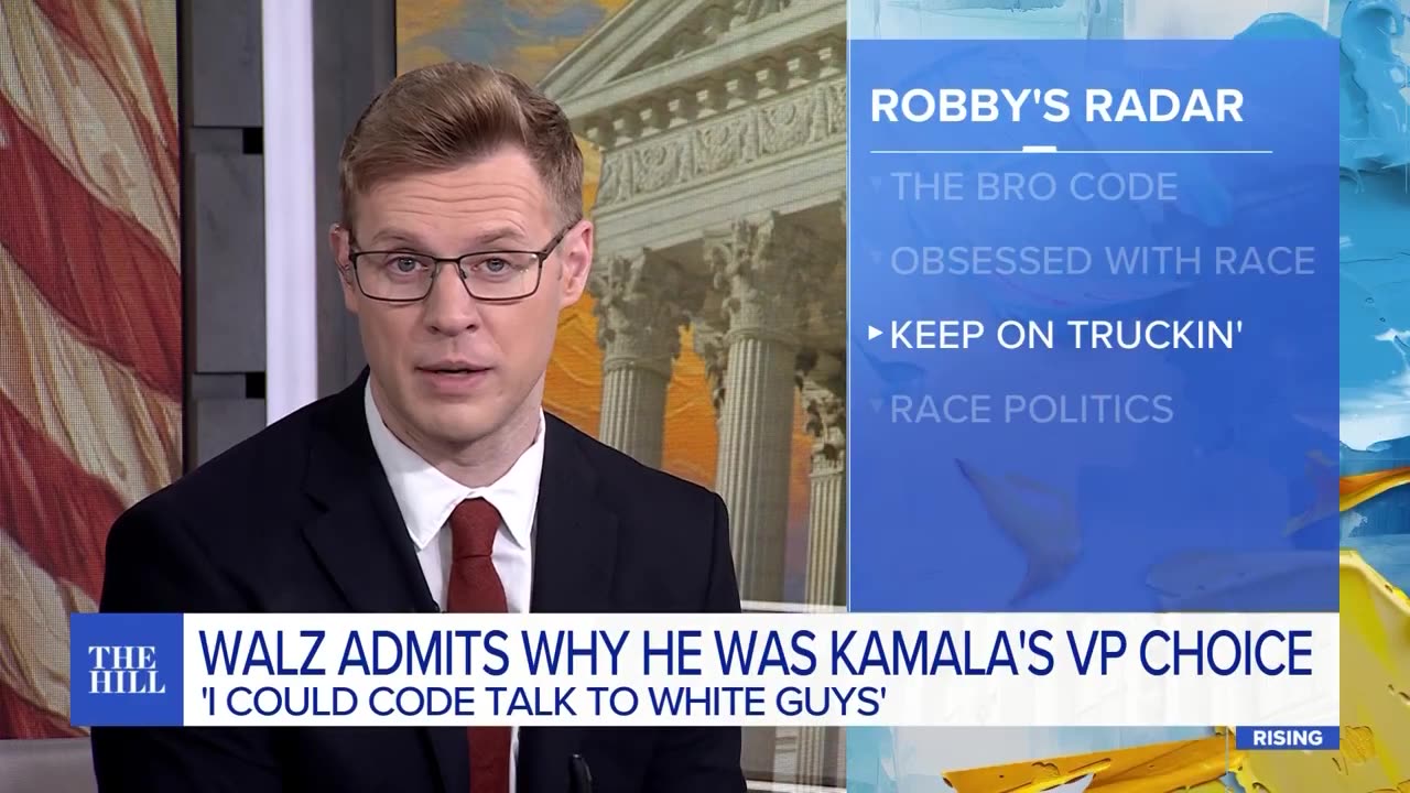 Tim Walz ADMITS He Was Kamala’s VEEP To ‘Code Talk To White Guys’?! Robby Soave