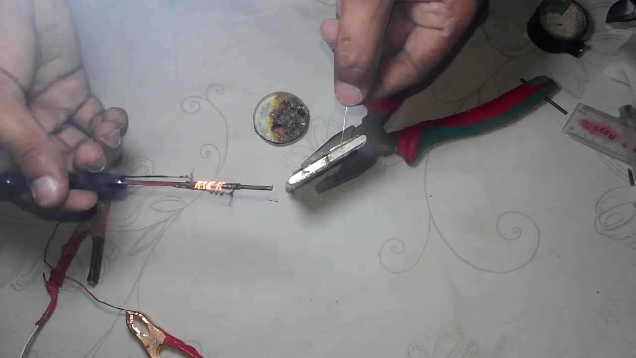 How to make 12v DC soldering iron