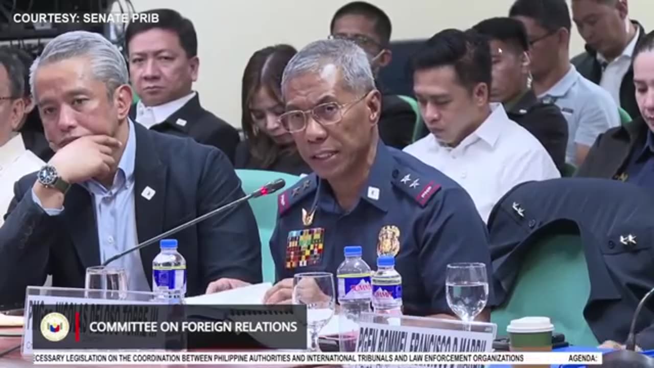 Gen. Torre highlights the presence of ICC arrest warrant during FPRRD's arrest
