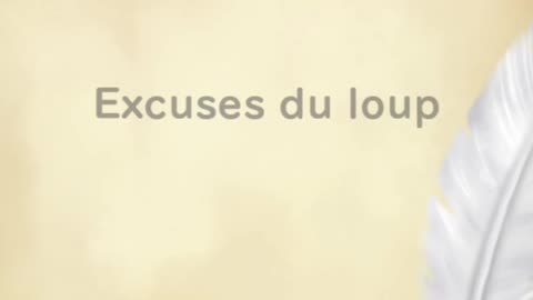 Excuses du loup - Huhito Fables-Version française Vol.33