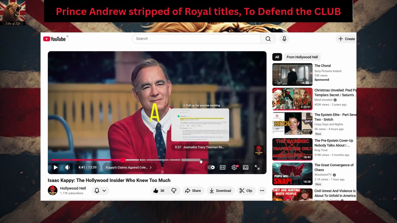 Prince Andrew stripped of Royal titles, To Defend the CLUB