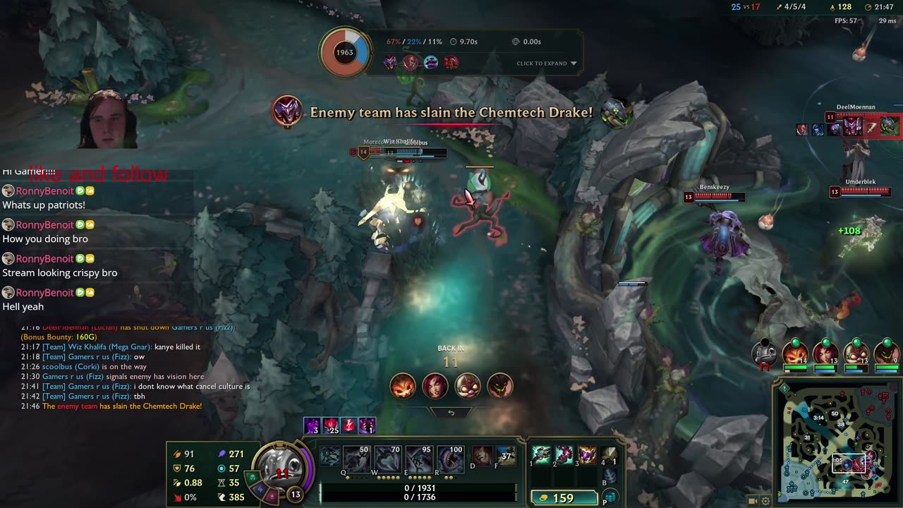 winning ranked on every champion in order A-Z.