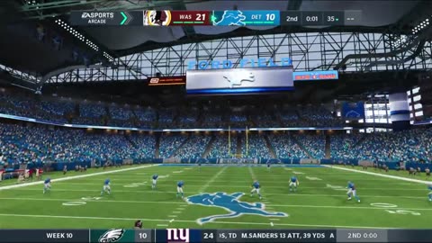 1964 REDSKINS VS Madden 21 I Franchise SEASON 1 WEEK 10 , REDSKINS VS LIONS