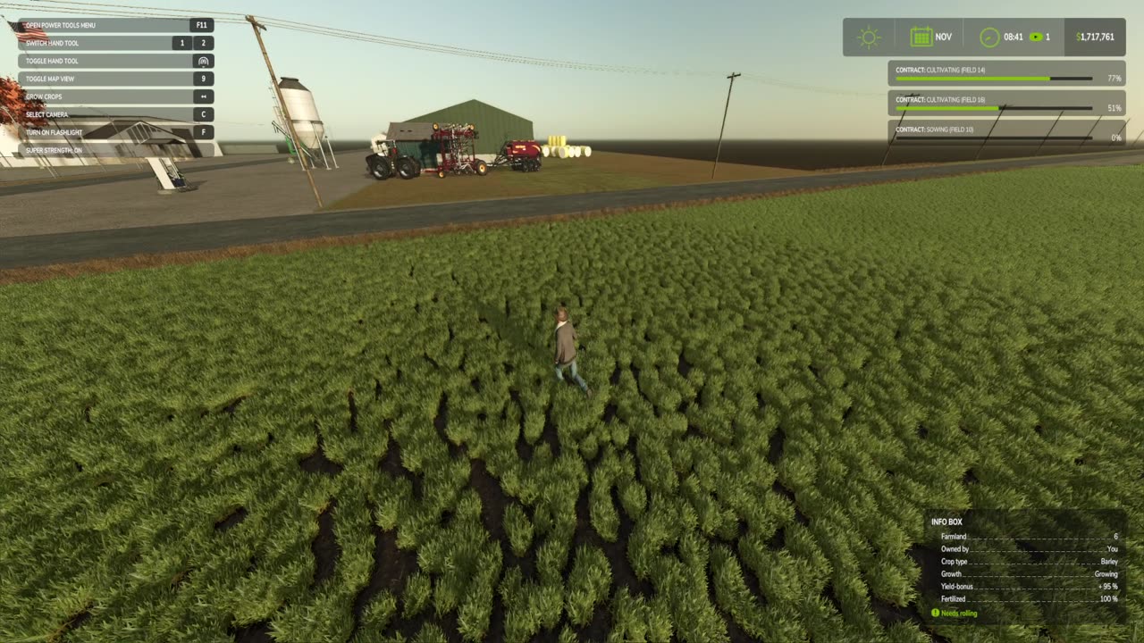 Rolled into November, payed down the debt and cleared out the weeds in the field