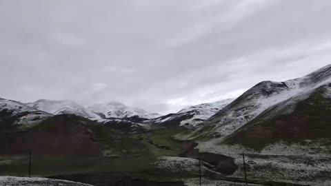 First Snowfall In The Second Half Of The Year