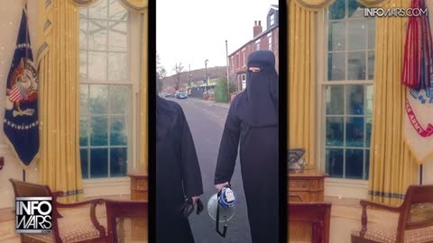 British Men wearing Burkas to avoid arrests 🫢😂