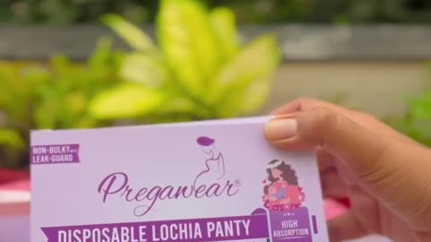Pregawear™ Disposable Lochia Maternity Panty – Ultra-Soft Postpartum Hygiene Underwear for New Moms