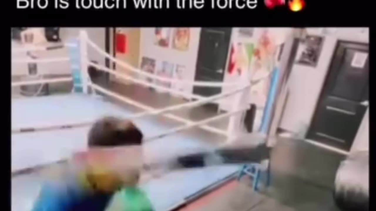 Bro is touch with the force