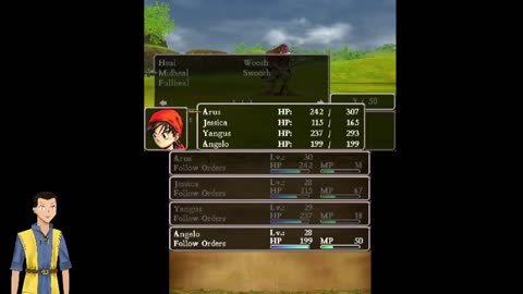 Dragon Quest 8 (3DS/RetroArch) day 27 Be vewy quiet I'm wunting golems for my Pokemon team !