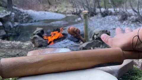 Roasting Whole Chicken in Nature 🐔