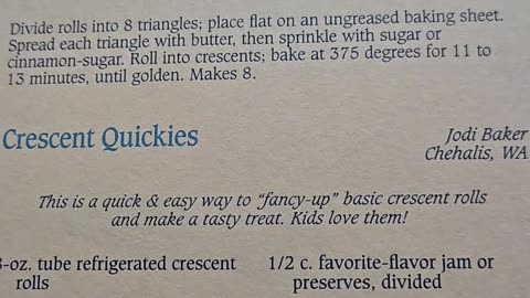 RECIPE for Sweet Sugar Rolls Easy to Make Recipe