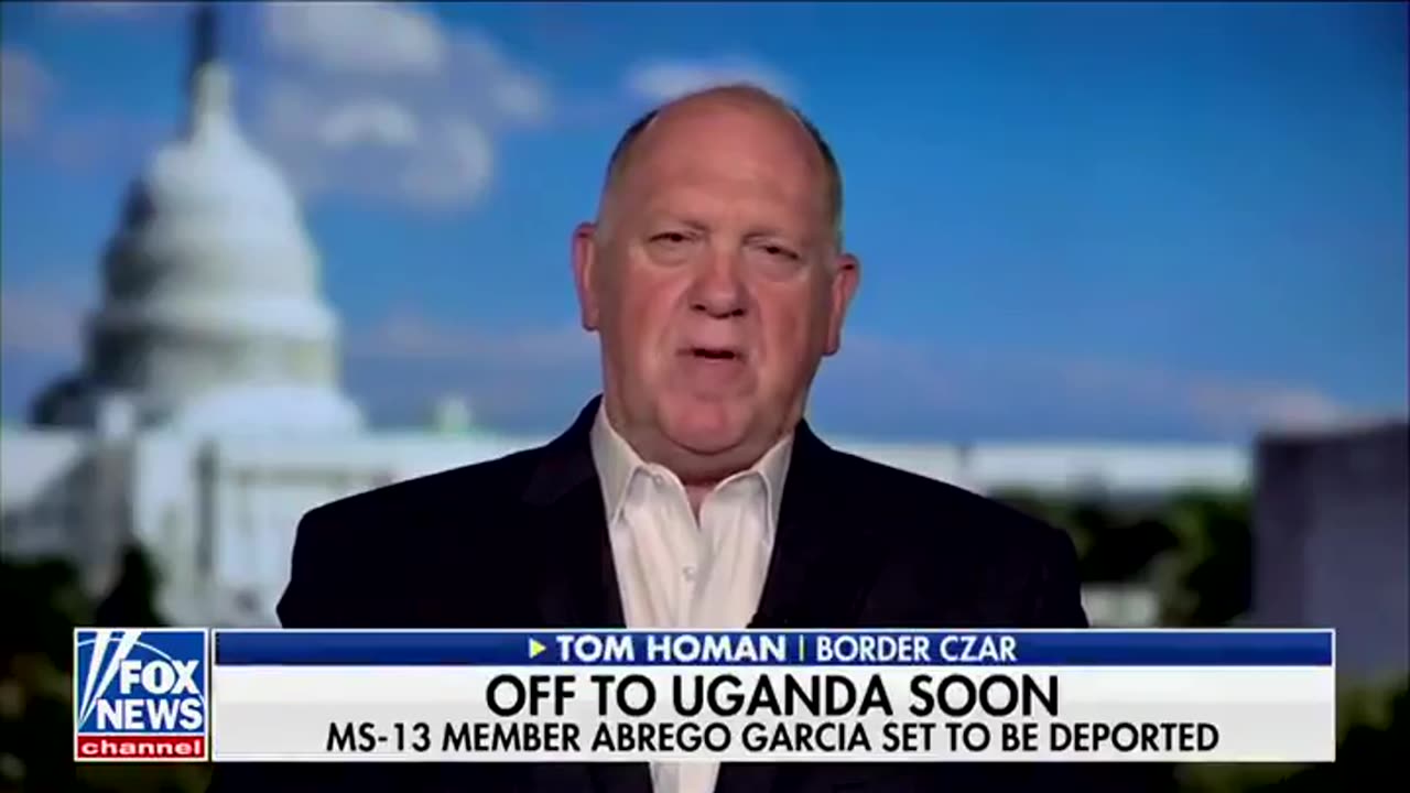 Tom Homan Says Abrego Garcia Is Going to Be Deported and His Family Can Go With Him
