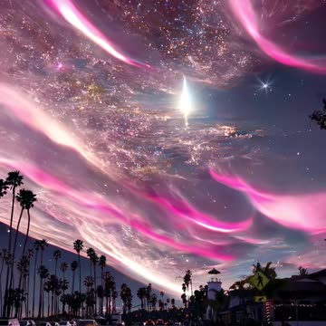 Streets Beneath a Celestial Symphony 🌌✨