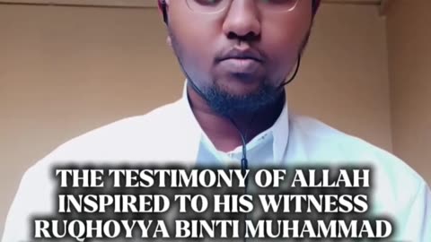 ALLAH IN HIS NEW REVELATION TO HIS WITNESS HAS PROMISED HIS AID FOR HIS SERVANTS IN PALESTINE