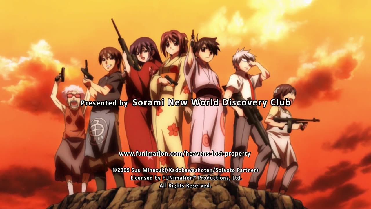 Heaven's Lost Property - Wild Seven scene