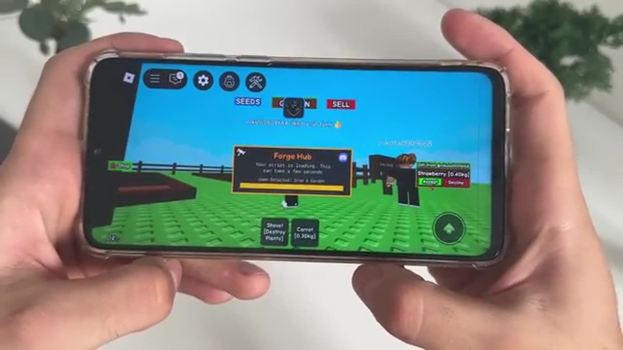 Garden Script Server Hop Feature