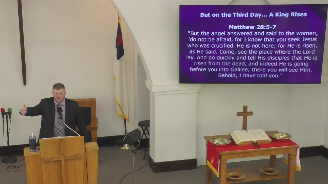 4-20-25 AM - "Man of Sorrows: The Conquering King" - Pastor Devin Miller