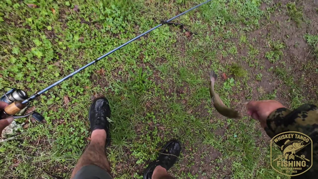 Rainy Day on my First Trout Fishing Outing This Season