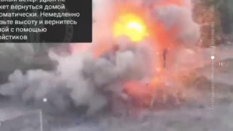 Ukrainian CV-90 IFV Drove Over an Anti-Tank Mine