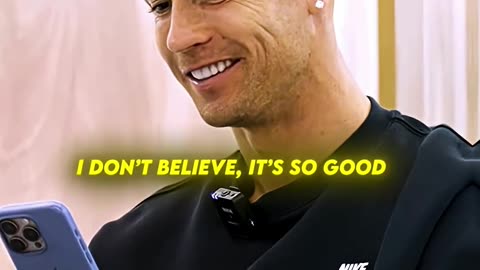 Ronaldo Reacts To Ronaldo Jr Skills🥶
