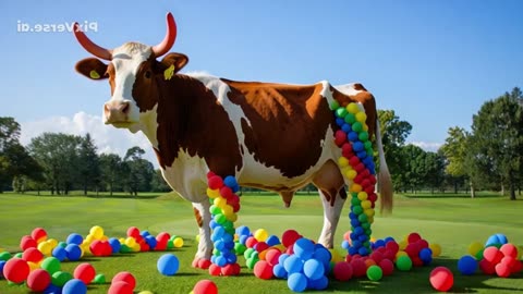 balloon cow and hare