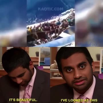 Illegals from North Africa left to die in the water