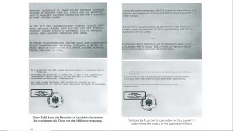 Only 405,000 registered at Auchwitz