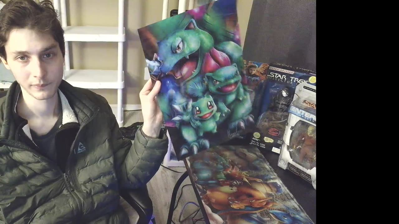 Review Of The Pokemon Kanto Starters 3D Lenticular Poster That Features An Image Of Venusaur In It