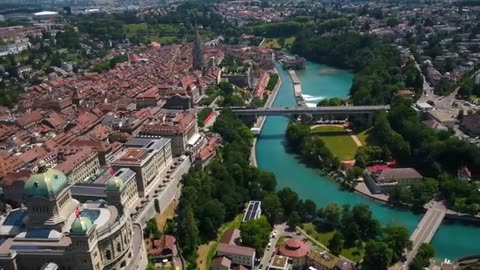 FLYING OVER SWITZERLAND (4K UHD) - Relaxing Music With Amazing Natural Film For Stress Relief