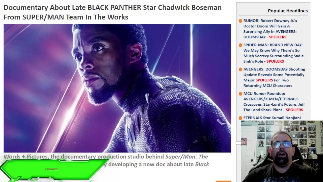 Super/Man Team Working On Documentary On Chadwick Boseman