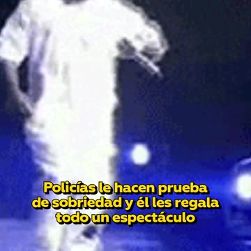 Prueba de sobriedad se convierte en 'show' de talentos