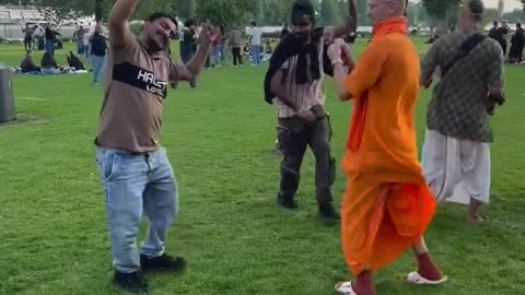 Harinam Sankirtan in Heidelberg, Germany May 2025
