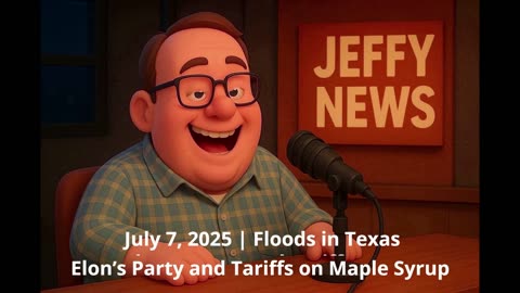 JEFFY NEWS – July 7, 2025 - Floods in Texas, Elon’s Party, and Tariffs on Maple Syrup