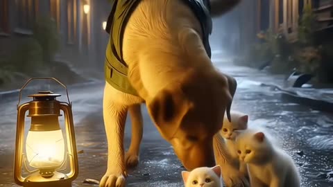 Mother Cat Killed – Brave Dog Steps In to Protect Her Kittens 🐱💔🐶🛡️