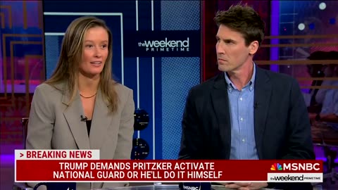 MSNBC's Emma Vigeland compared the National Guard to the Nazi Gestapo