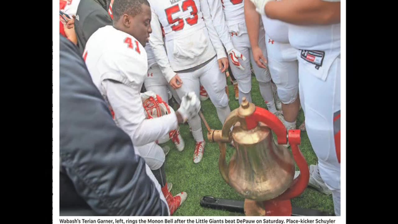 November 12, 2017 - Media Coverage of Monon Bell Classic : DePauw vs. Wabash