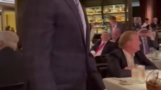 Trump Stares Down And Mocks Protestors During Rare Public Outing In DC