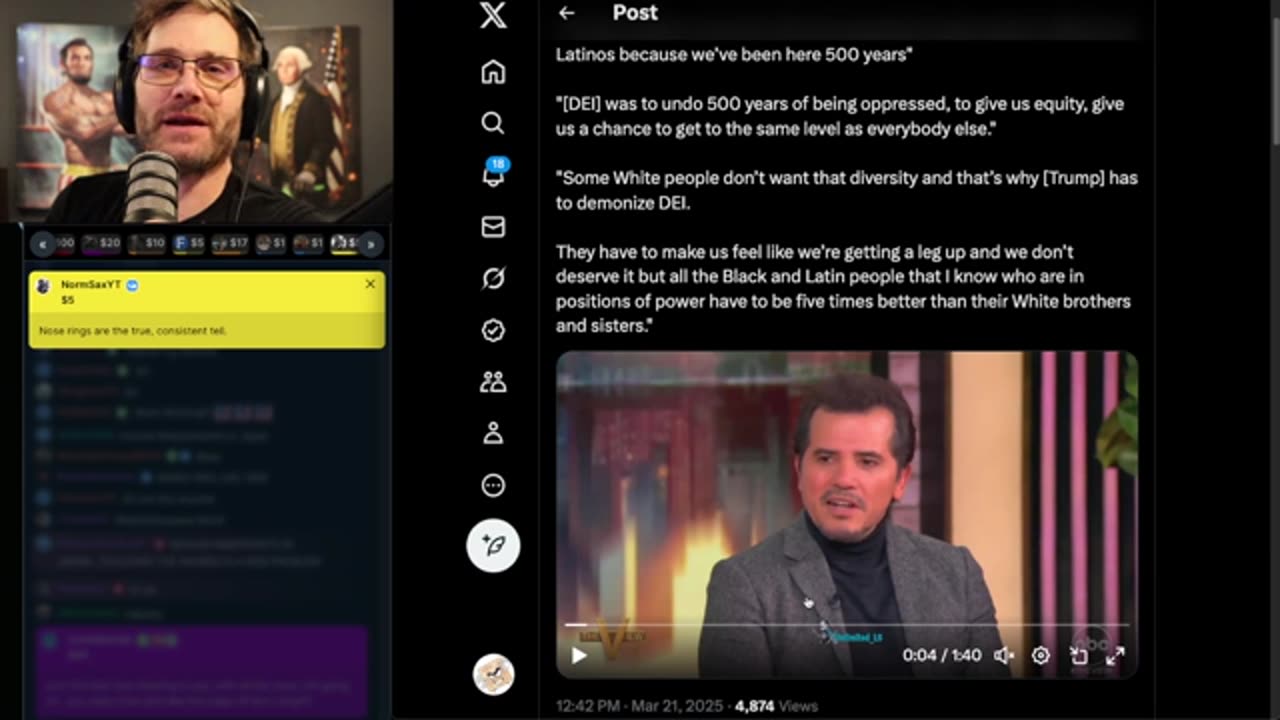 TheSaltyCracker: Lefty Terrorism Skyrockets ReeEEeE Stream 03-21-25 .......