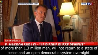 🇪🇺🇷🇺 Ukraine Russia War | Macron Warns Europe of Putin's Threat | RCF